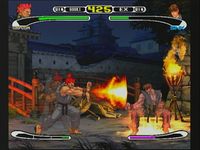 une photo d'Ã©cran de Capcom VS SNK Pro sur Sony Playstation